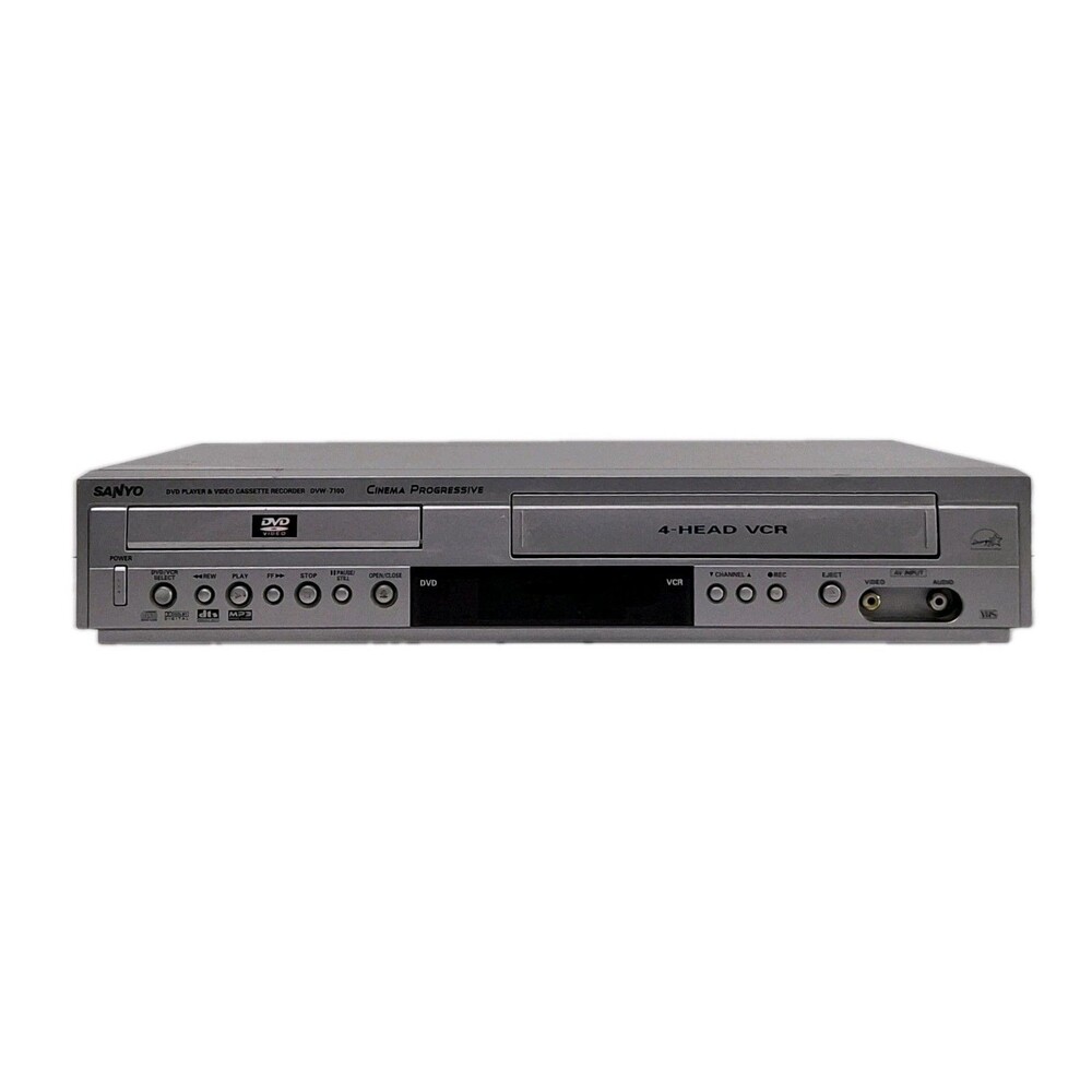 Sanyo DVW-7100 DVD VCR Combo Player 4-Head Hi-Fi VHS Recorder TESTED WORKING